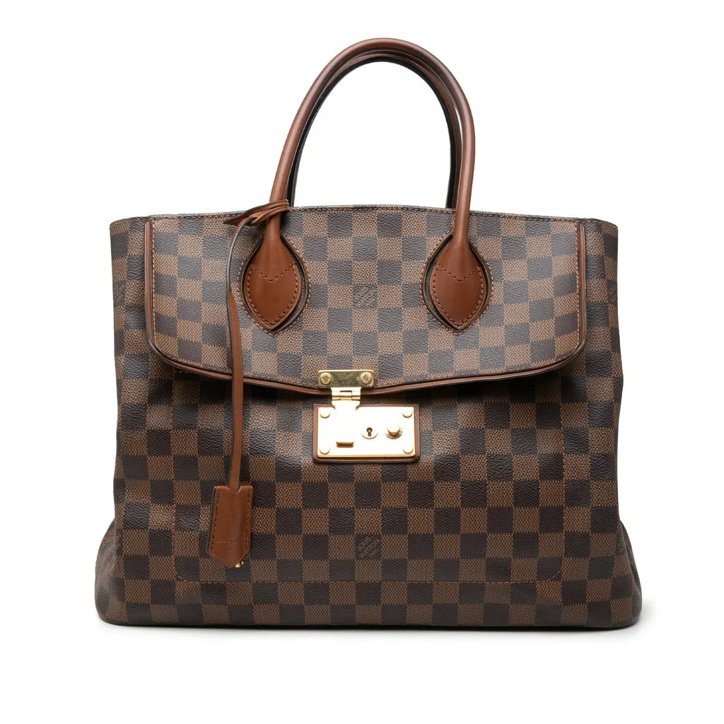 Louis Vuitton Damier Ebene Ascot Brown Very good - Front View
