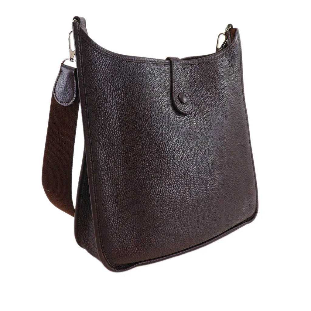 Hermès Clemence Evelyne I 33 Brown Leather Very good - Inside View
