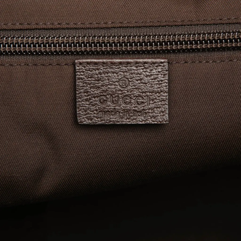 Gucci GG Canvas Web Business Bag Beige Very good - Box View