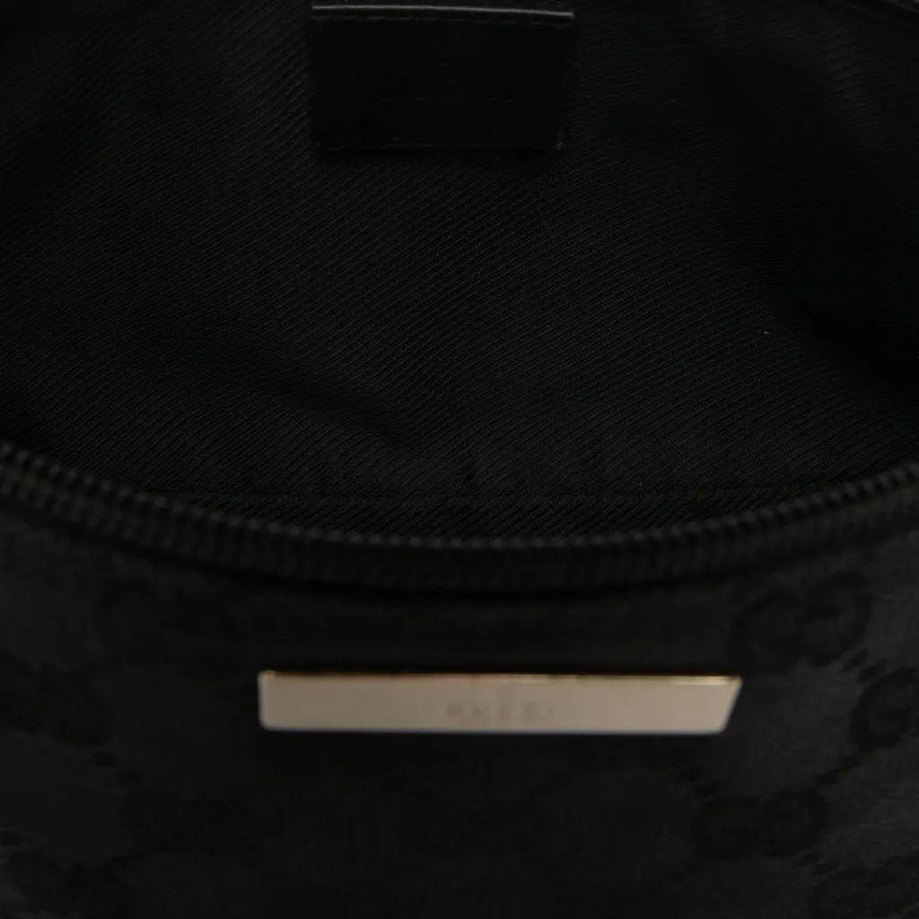 Gucci GG Canvas Boat Black Canvas Very good - Box View