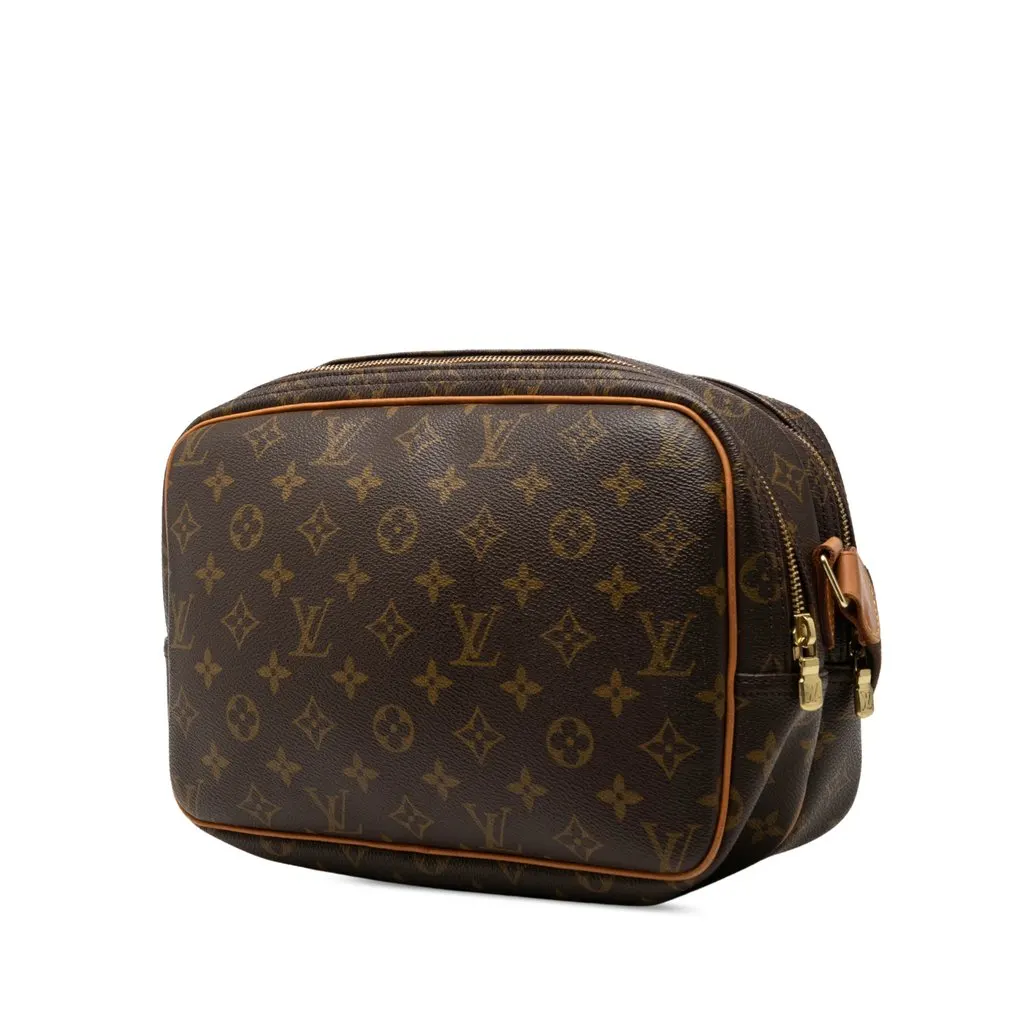 Louis Vuitton Monogram Reporter PM Brown Very good - Back View