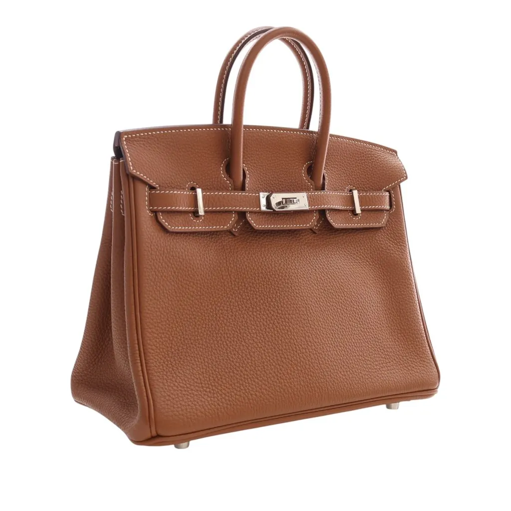 Hermès Togo Birkin Retourne 25 Brown Leather Very good - Back View