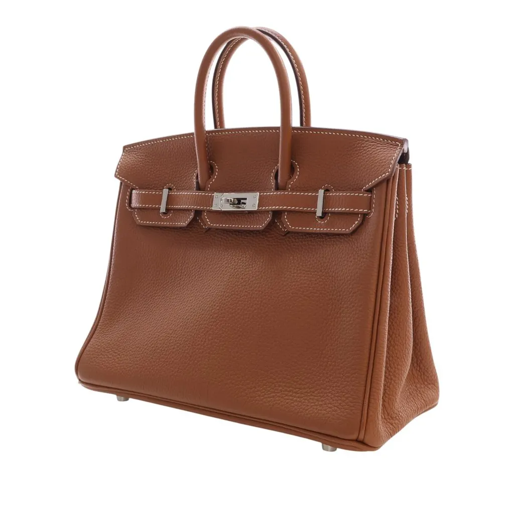 Hermès Togo Birkin Retourne 25 Brown Leather Very good - Inside View