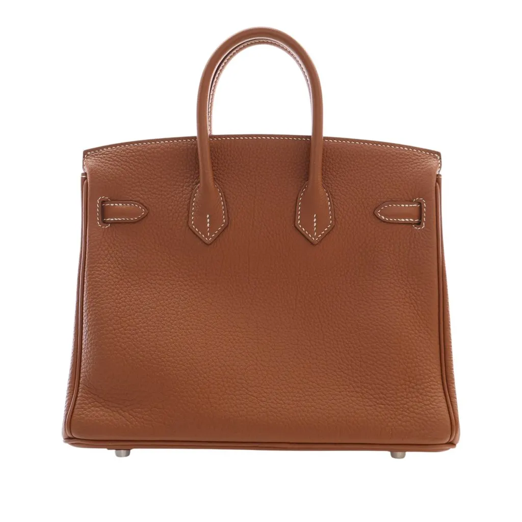 Hermès Togo Birkin Retourne 25 Brown Leather Very good - Model View