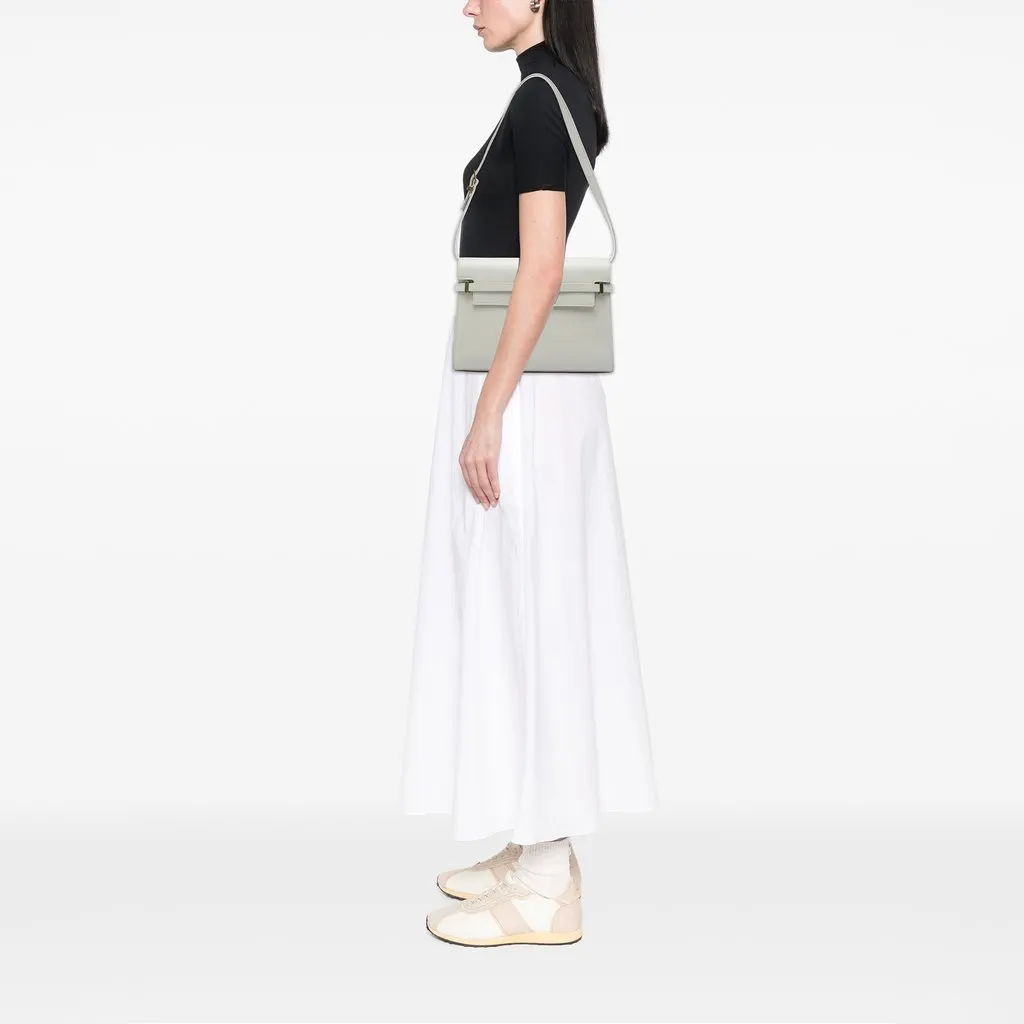 Saint Laurent Medium Smooth Calfskin Manhattan Shoulder Bag White Leather Very good - Box View