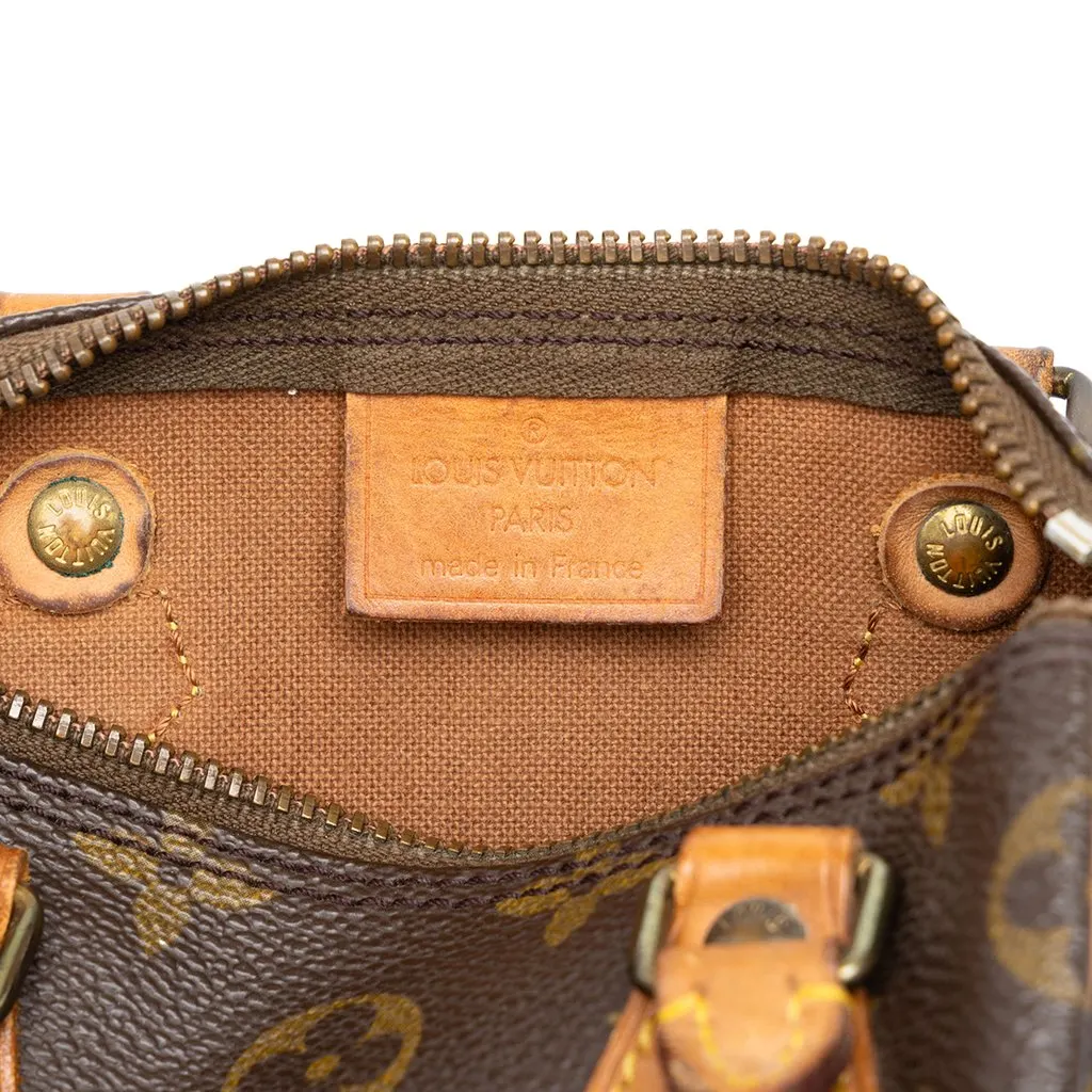 Louis Vuitton Monogram Mini Speedy HL Brown Canvas Good - Box View