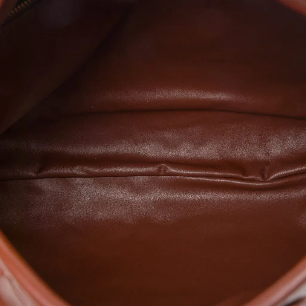 Bottega Veneta Small Calfskin Intrecciato Hop Hobo Brown Leather Good - Model View