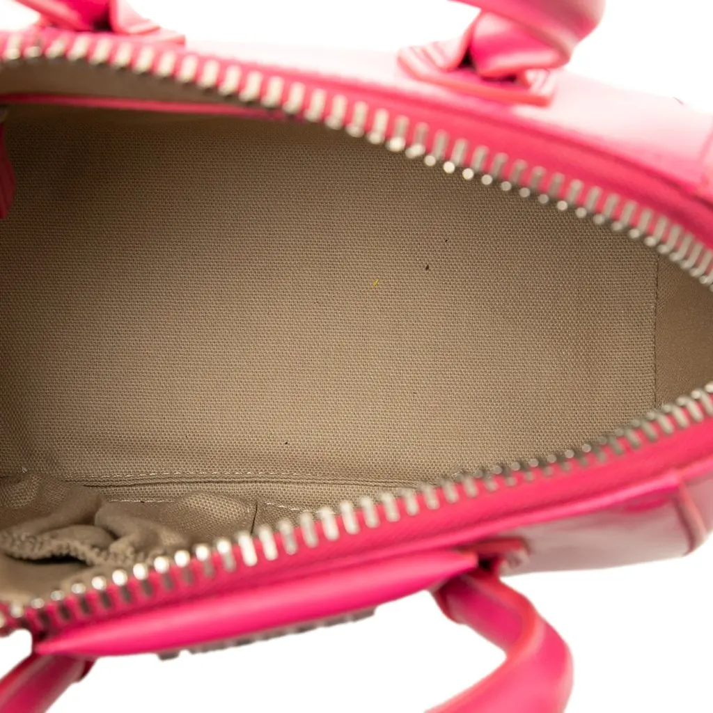 Givenchy Mini Shiny Lord Calfskin Antigona Satchel Pink Leather Good - Model View