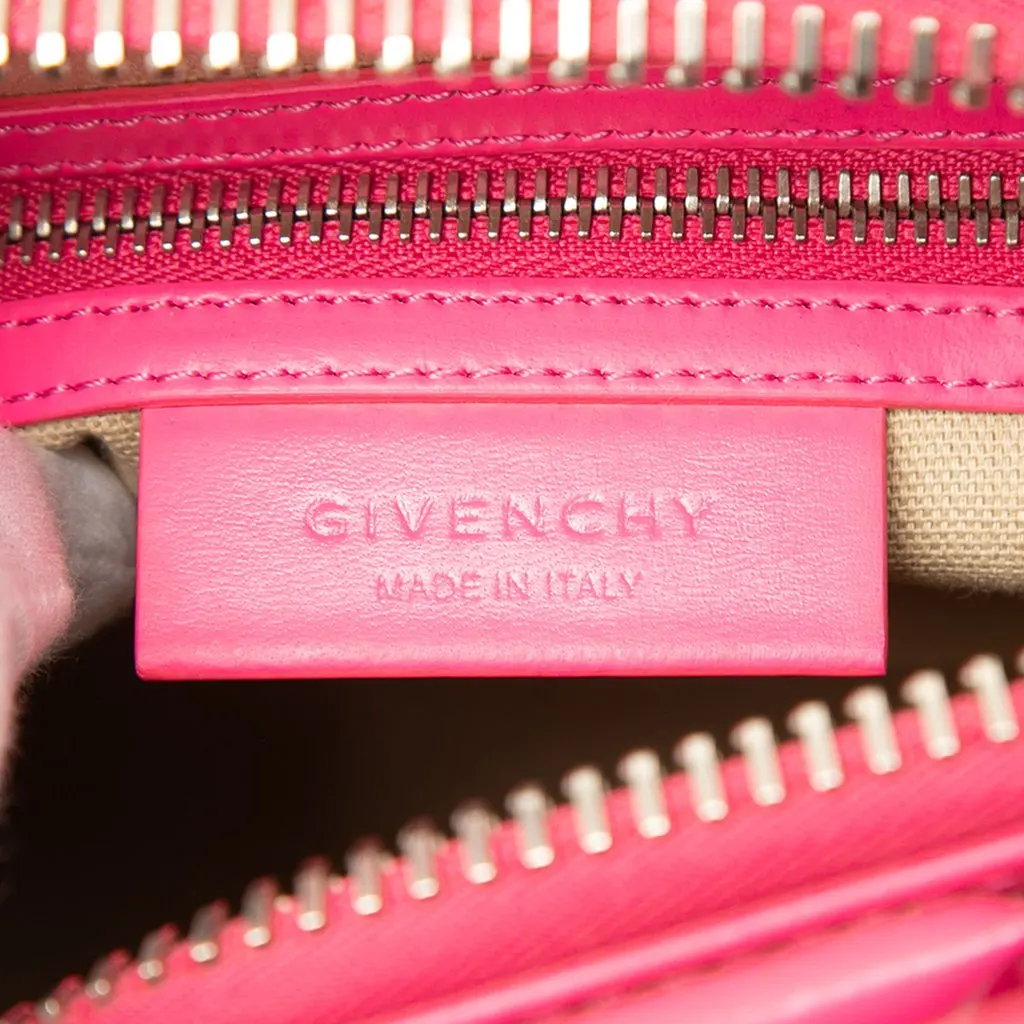 Givenchy Mini Shiny Lord Calfskin Antigona Satchel Pink Leather Good - Box View