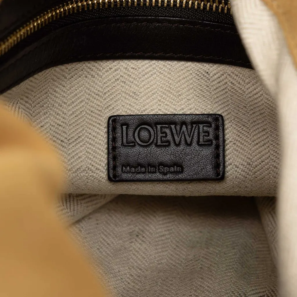 Loewe Large Suede Flamenco Knot Tote Brown Leather Very good - Box View