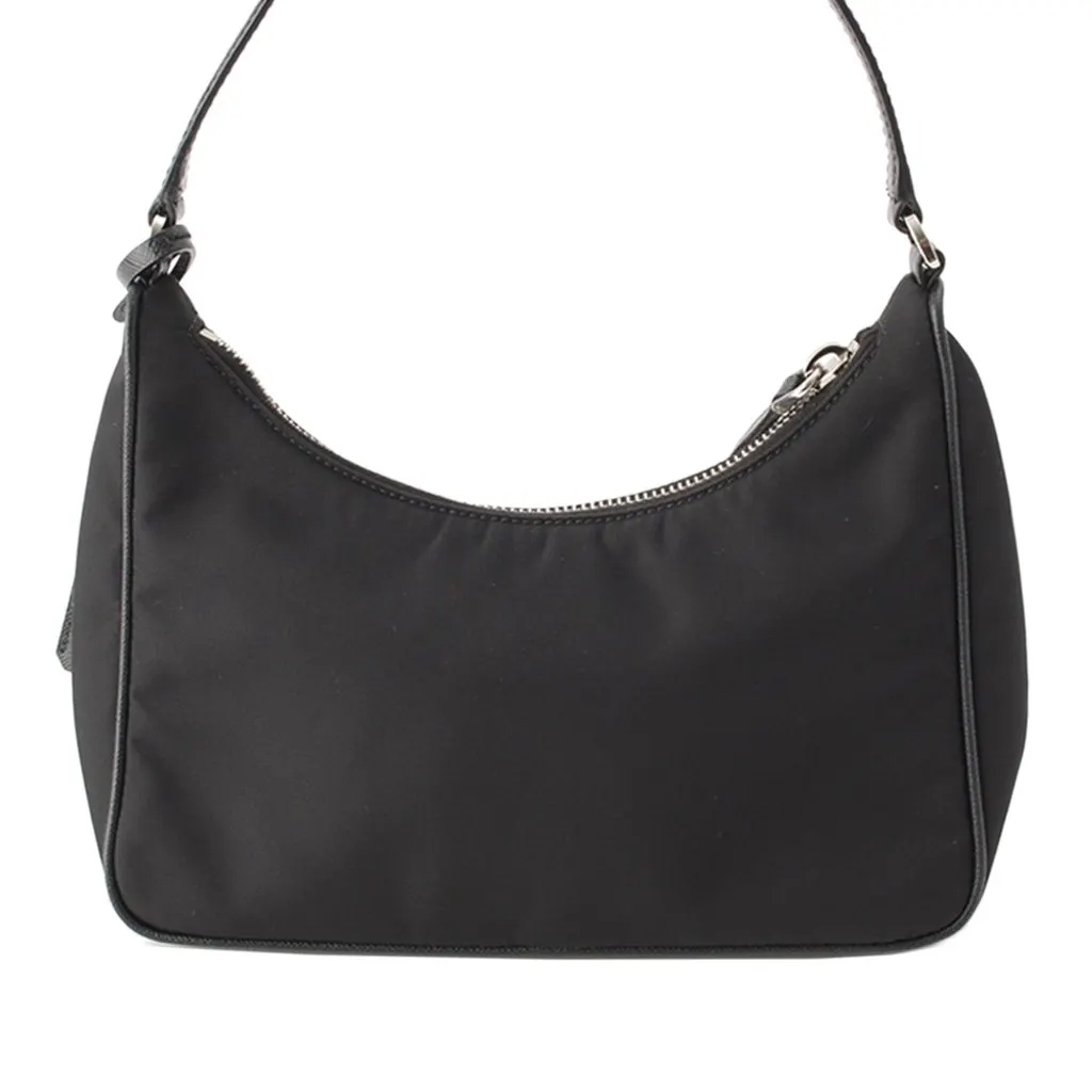 Prada Re Nylon Re Edition 2005 Shoulder Bag Black Very good - Back View
