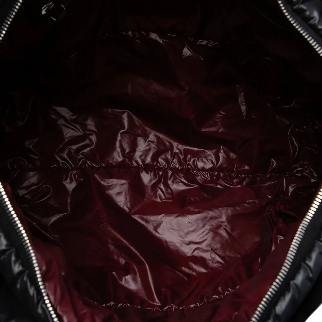 Chanel Large Quilted Nylon Reversible Coco Cocoon Tote Black Very good - Model View