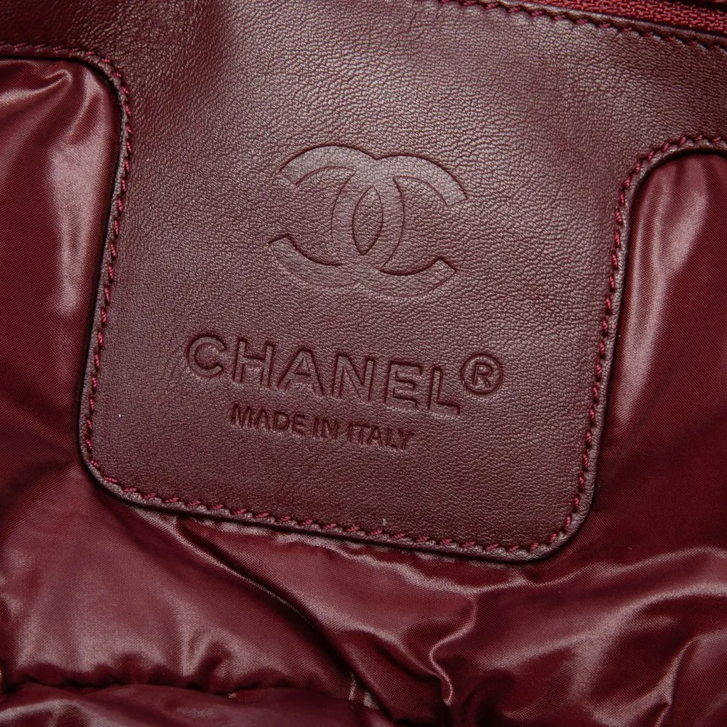 Chanel Large Quilted Nylon Reversible Coco Cocoon Tote Black Very good - Box View