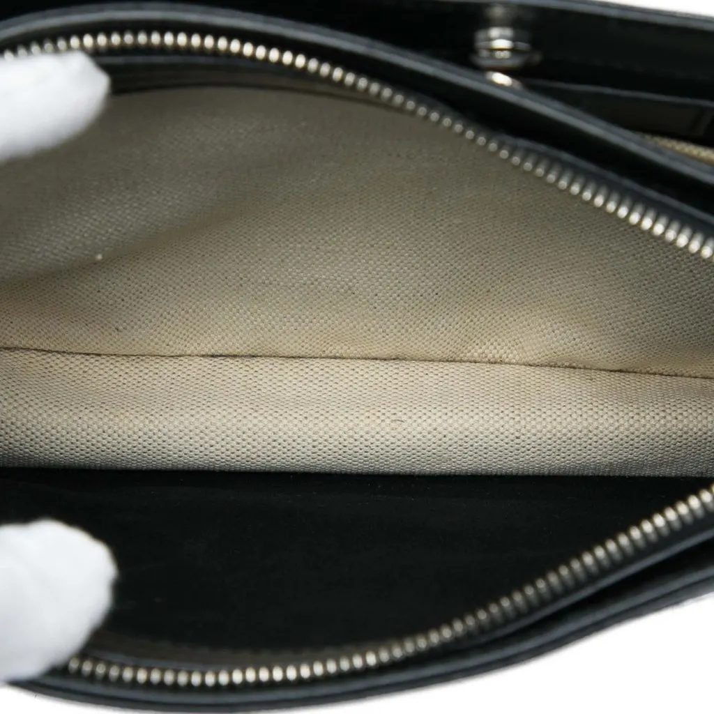 Balenciaga Canvas Navy Pochette Crossbody Brown Canvas Good - Box View