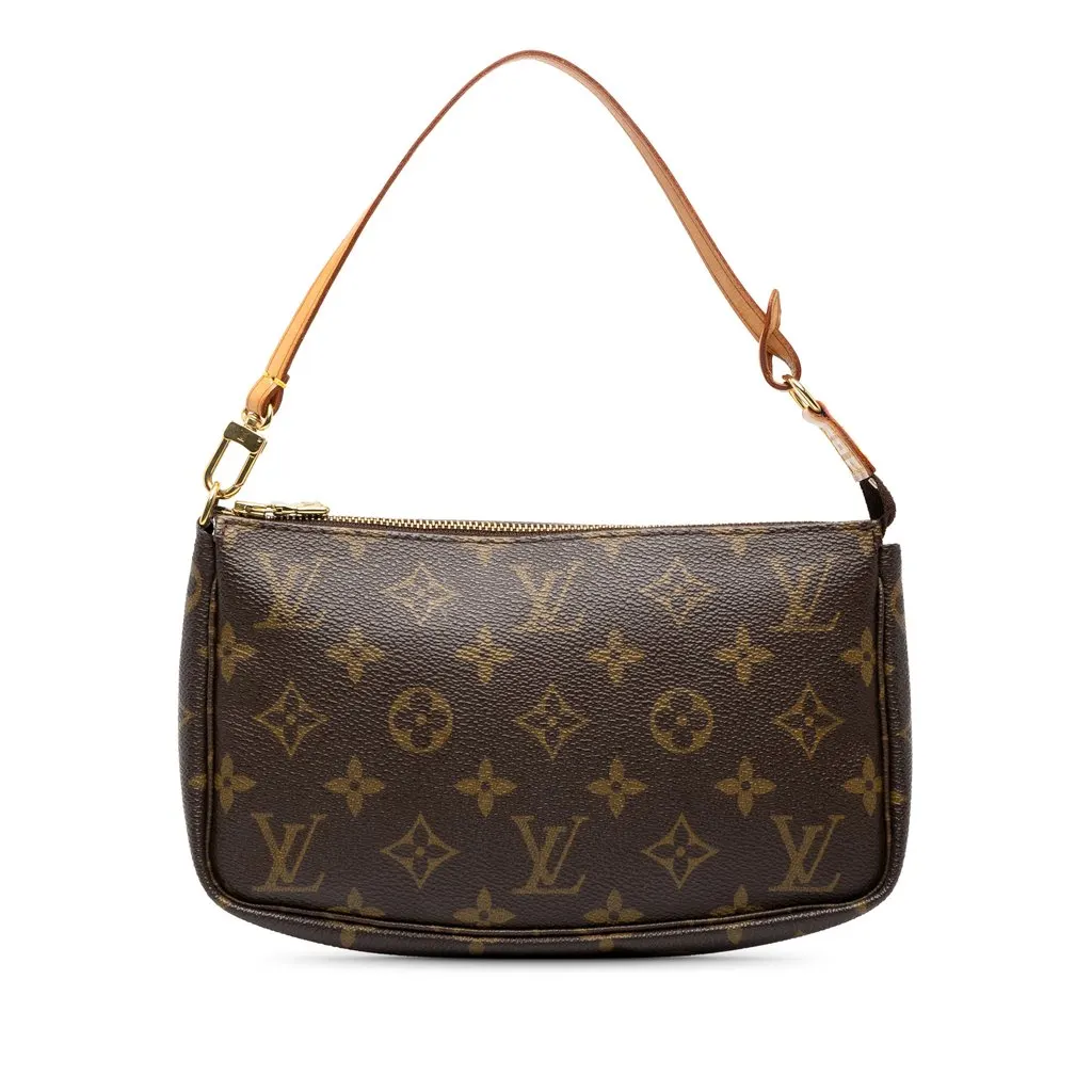 Louis Vuitton Monogram Pochette Accessoires Brown Canvas Very good - Front View