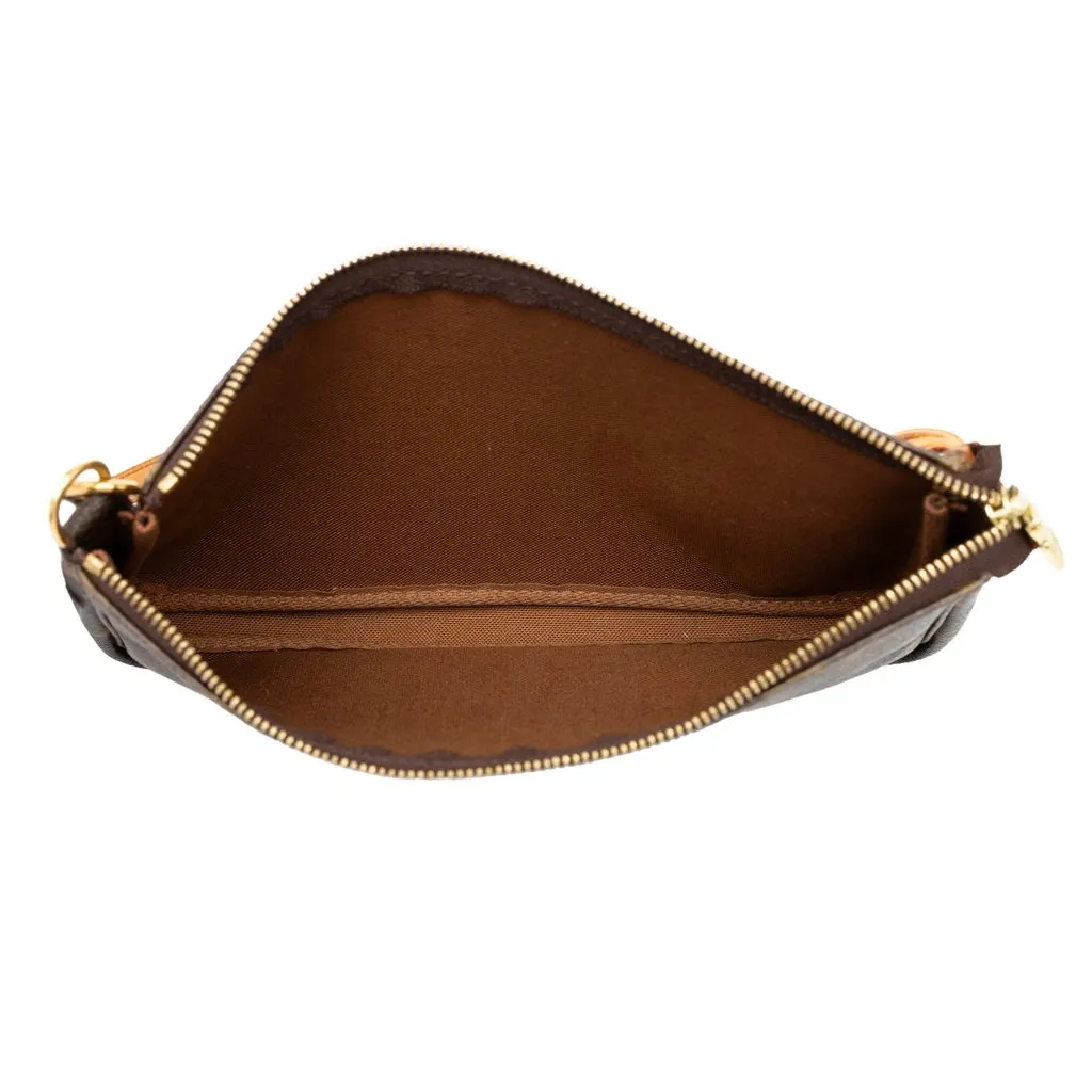Louis Vuitton Monogram Pochette Accessoires Brown Canvas Very good - Model View
