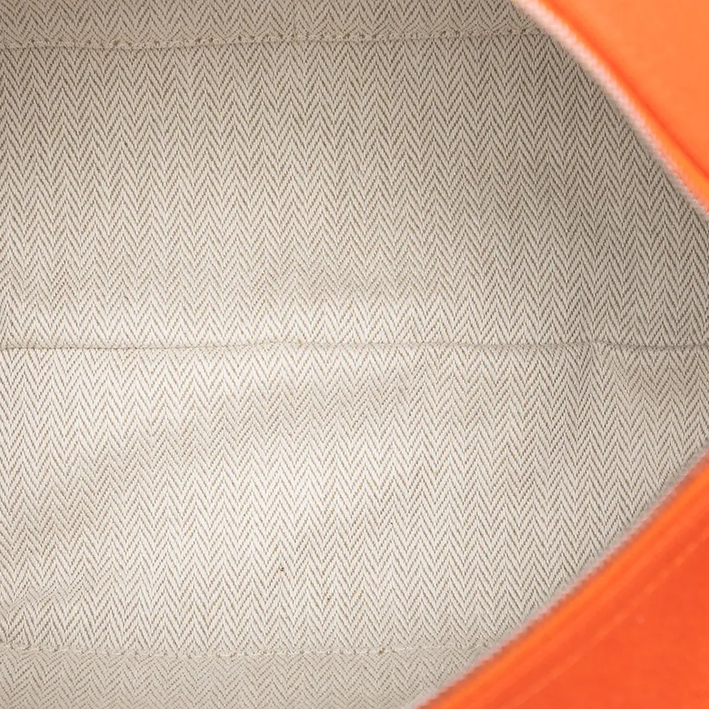 Hermès Small Toile Bride A Brac Case Orange Very good - Model View