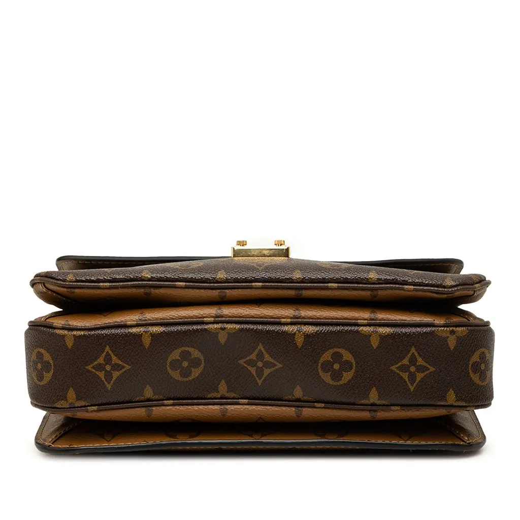 Louis Vuitton Monogram Reverse Pochette Metis Brown Canvas Good - Inside View