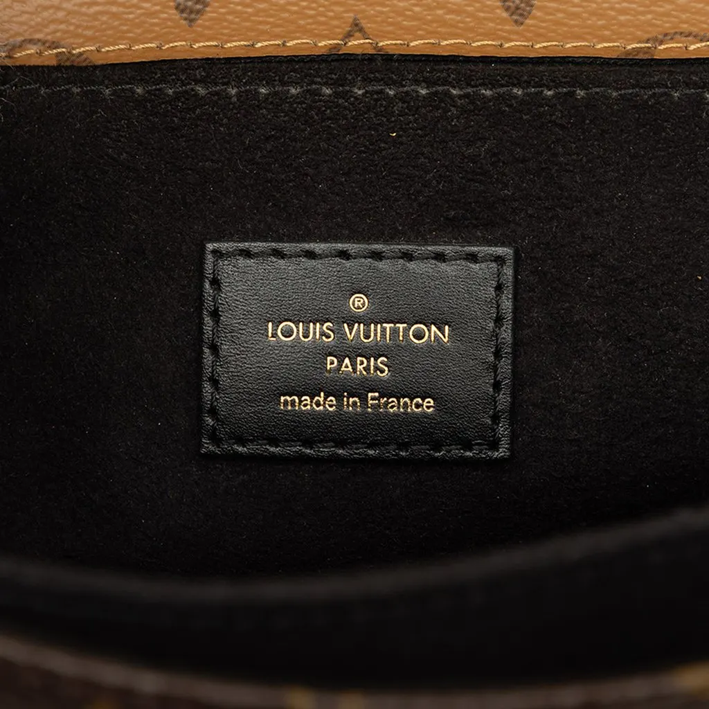 Louis Vuitton Monogram Reverse Pochette Metis Brown Canvas Good - Box View