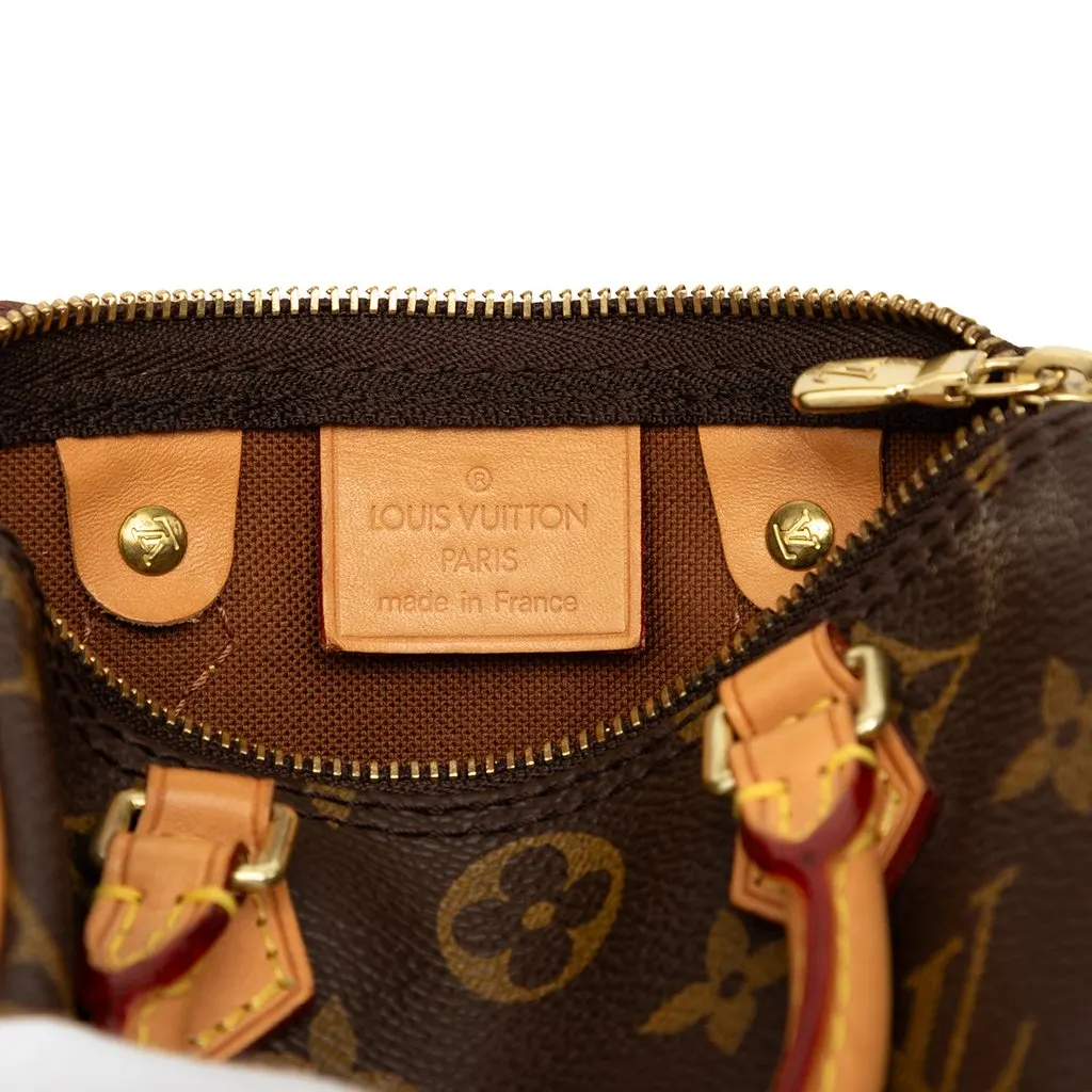 Louis Vuitton Monogram Nano Speedy Bandouliere Brown Very good - Box View