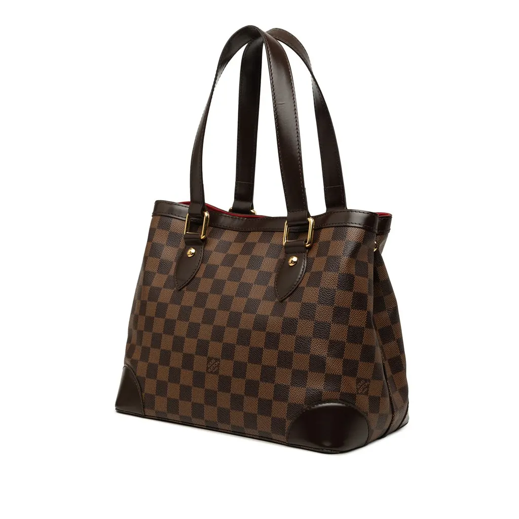 Louis Vuitton Damier Ebene Hampstead PM Brown Canvas Good - Back View