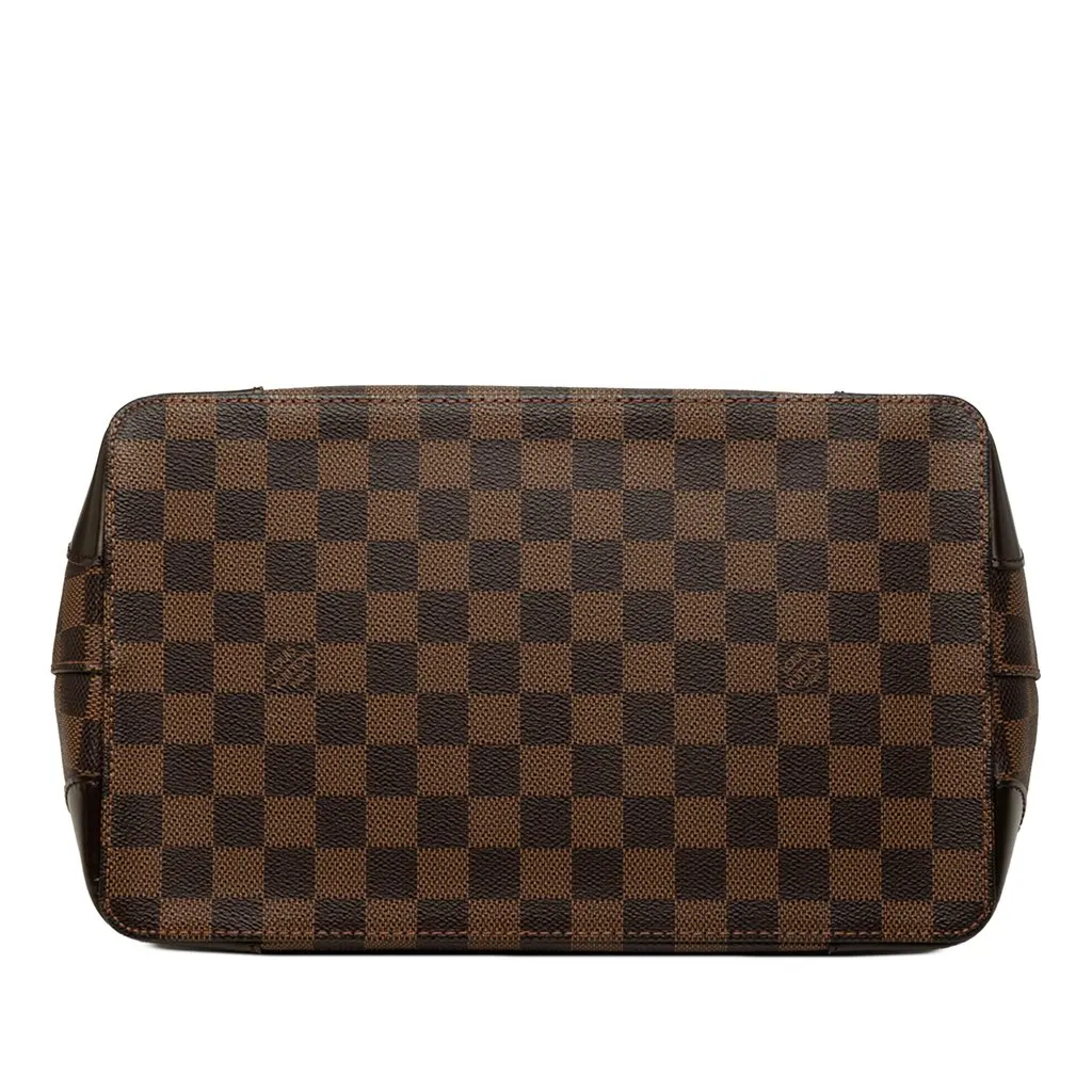 Louis Vuitton Damier Ebene Hampstead PM Brown Canvas Good - Inside View