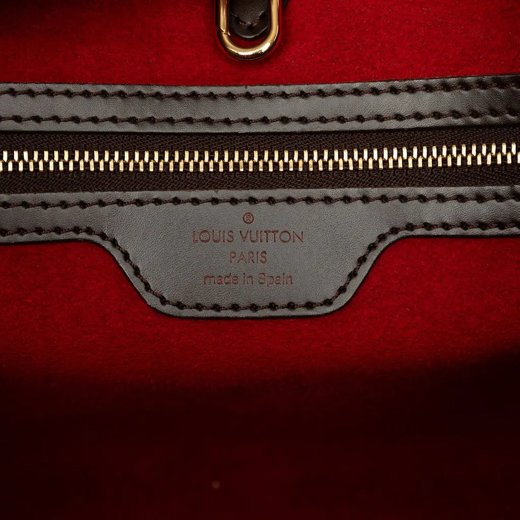 Louis Vuitton Damier Ebene Hampstead PM Brown Canvas Good - Box View