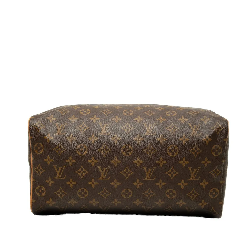 Louis Vuitton Monogram Speedy 35 Brown Canvas Good - Inside View