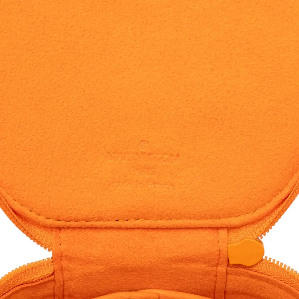 Louis Vuitton Epi Ecrin Bijoux Travel Jewelry Case Orange Leather Very good - Box View