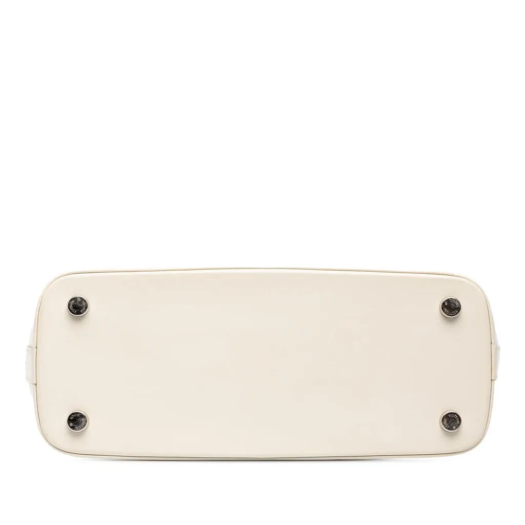 Louis Vuitton Epi Mirabeau PM White Leather Good - Inside View