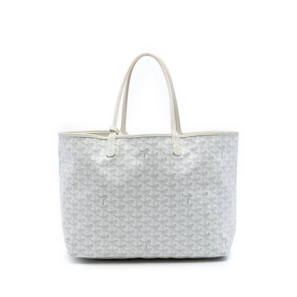 Goyard Goyardine Saint Louis PM White Very good - Front View