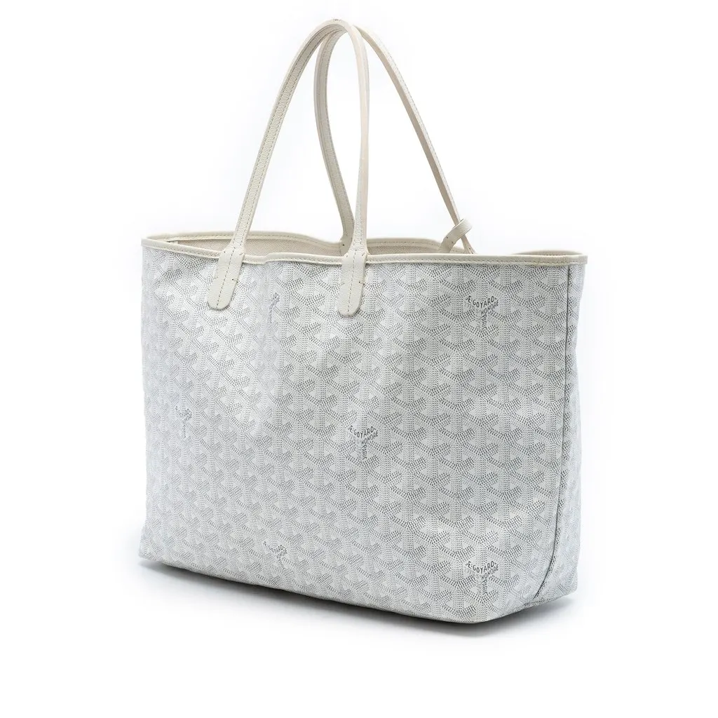 Goyard Goyardine Saint Louis PM White Very good - Back View