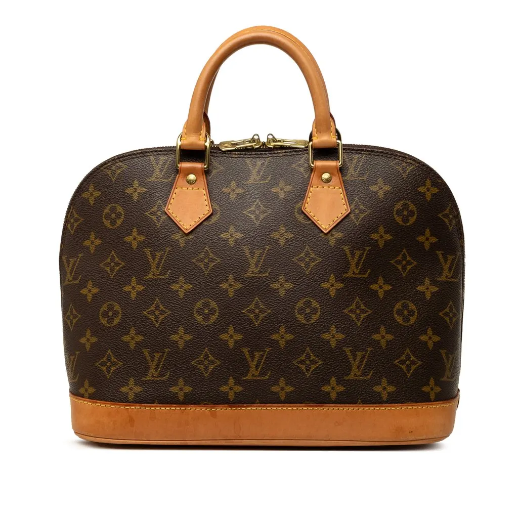 Louis Vuitton Monogram Alma PM Brown Very good - Front View