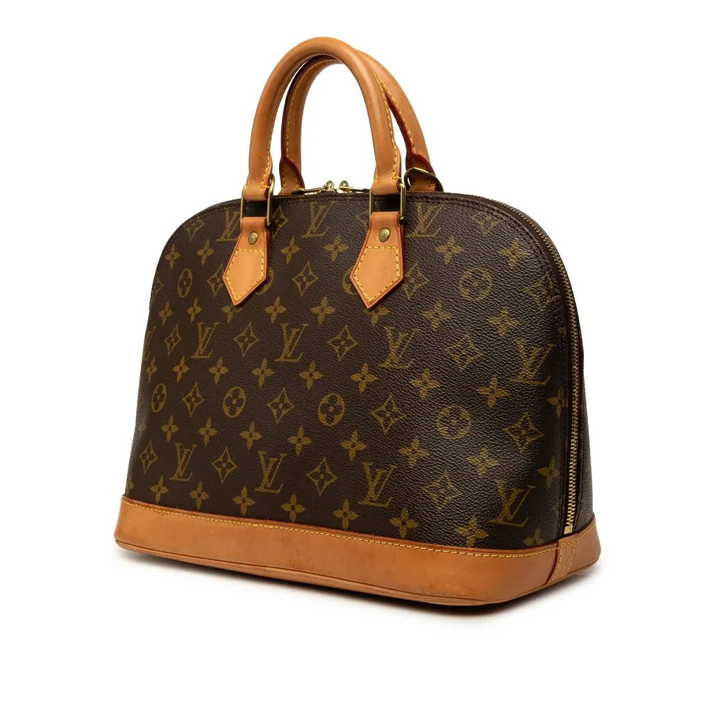 Louis Vuitton Monogram Alma PM Brown Very good - Back View