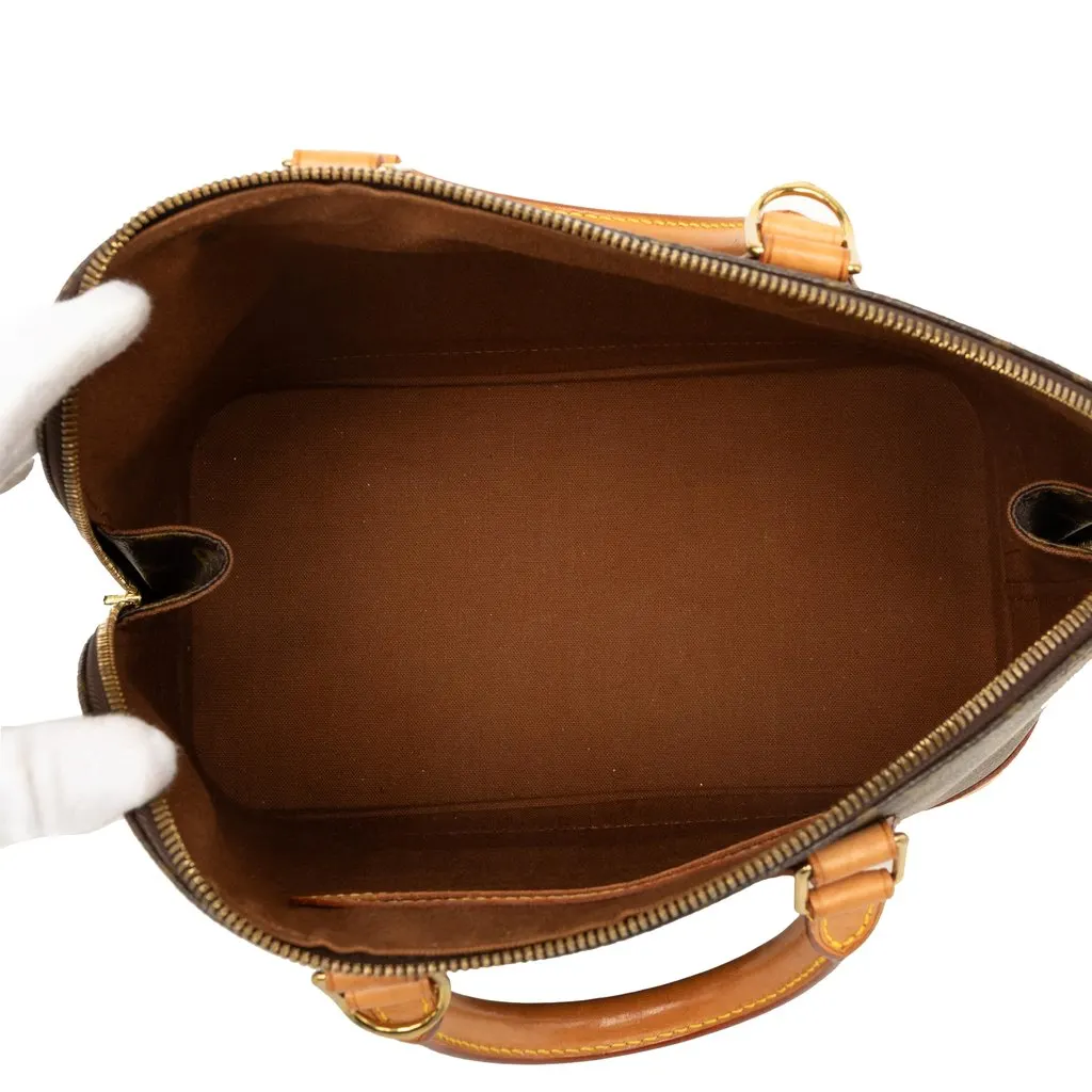 Louis Vuitton Monogram Alma PM Brown Very good - Model View