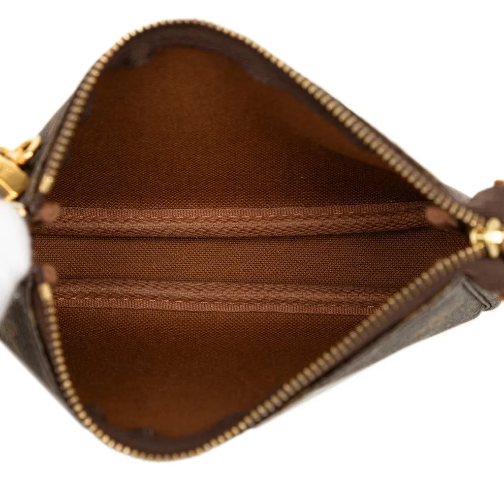 Louis Vuitton Monogram Mini Pochette Accessoires Brown Very good - Model View