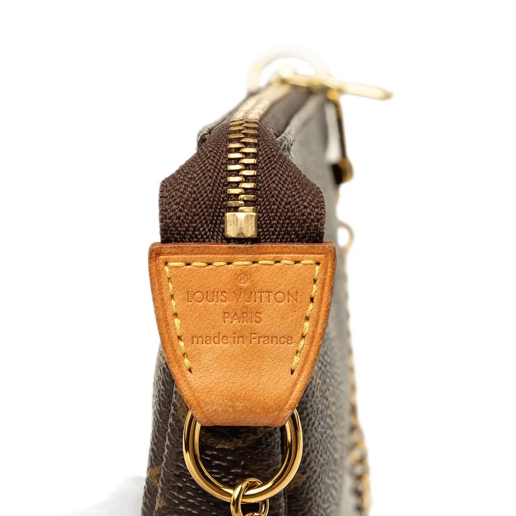 Louis Vuitton Monogram Mini Pochette Accessoires Brown Very good - Box View