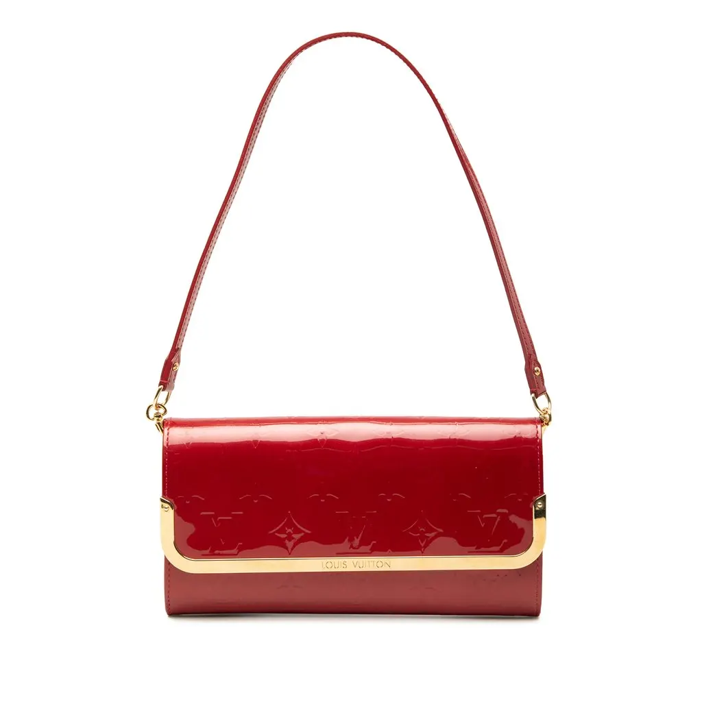 Louis Vuitton Monogram Vernis Rossmore MM Red Leather Very good - Front View
