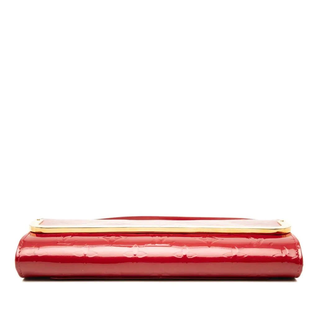 Louis Vuitton Monogram Vernis Rossmore MM Red Leather Very good - Inside View