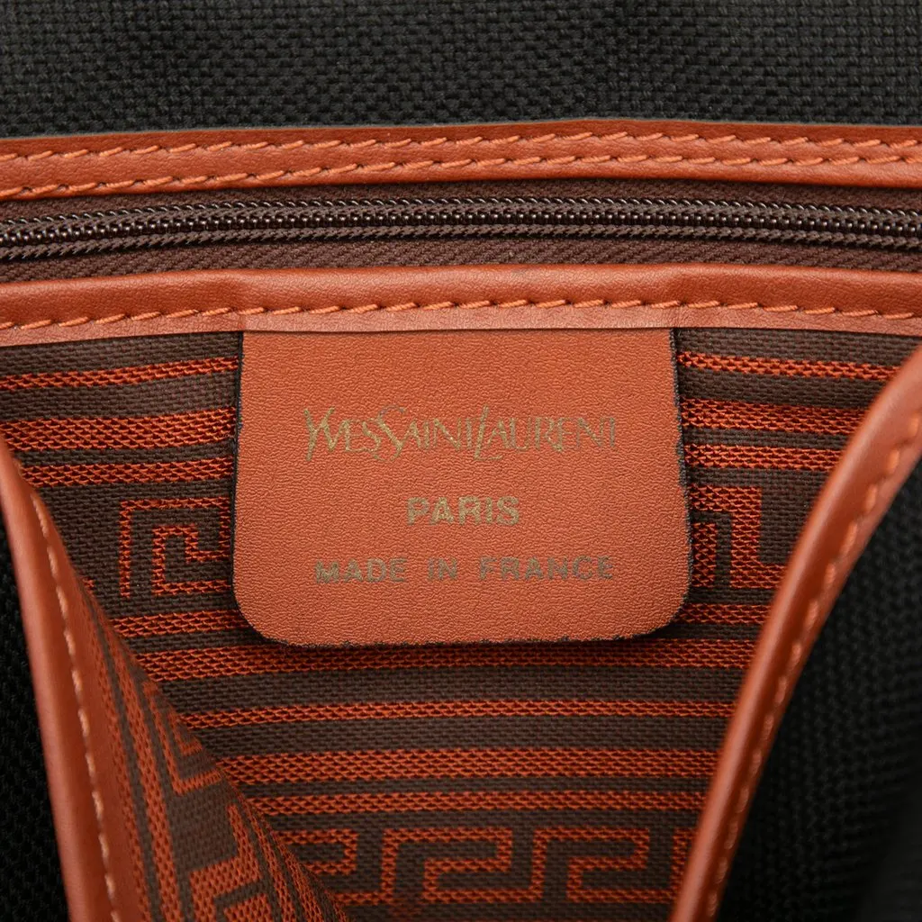 Saint Laurent Canvas Crossbody Black Canvas Very good - Box View