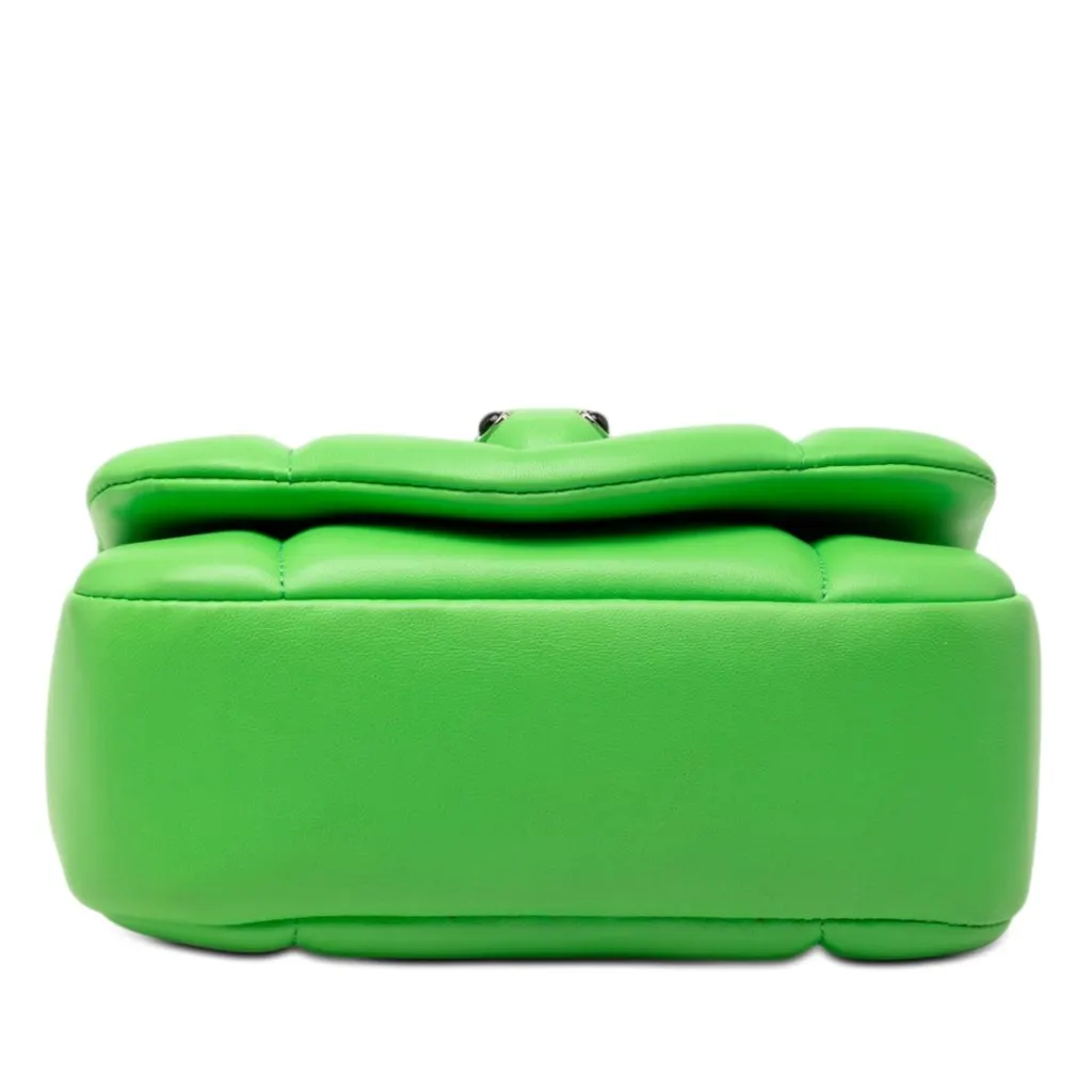 Bvlgari Ambush Nappa Serpenti Convertible Belt Bag Green Leather Very good - Inside View