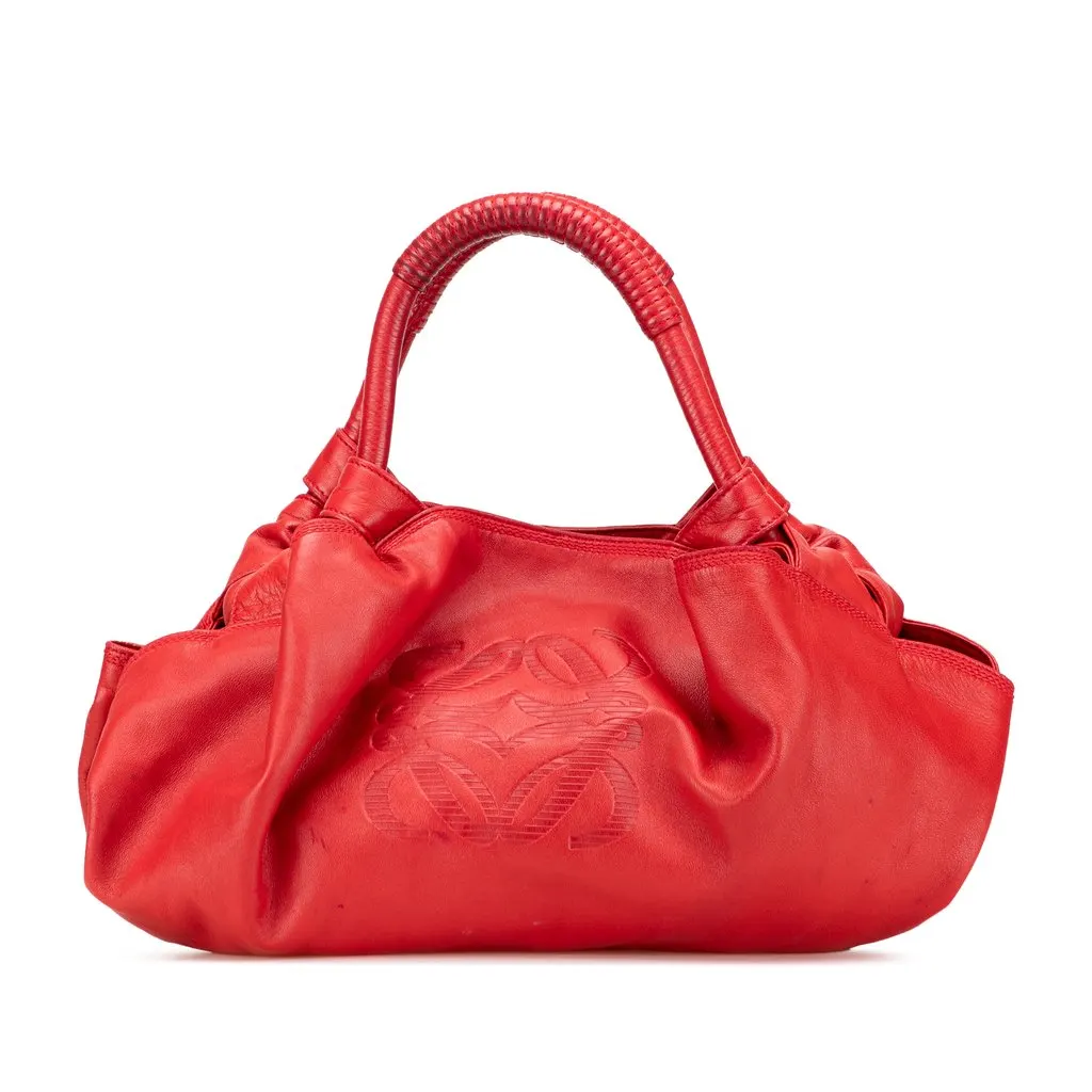 Loewe Nappa Aire Red Leather Good - Front View