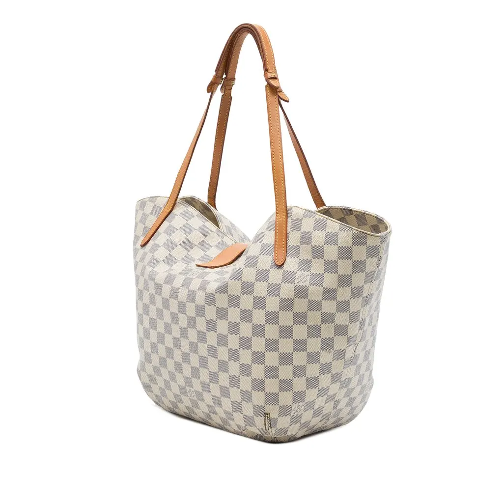 Louis Vuitton Damier Azur Salina GM White Canvas Very good - Back View