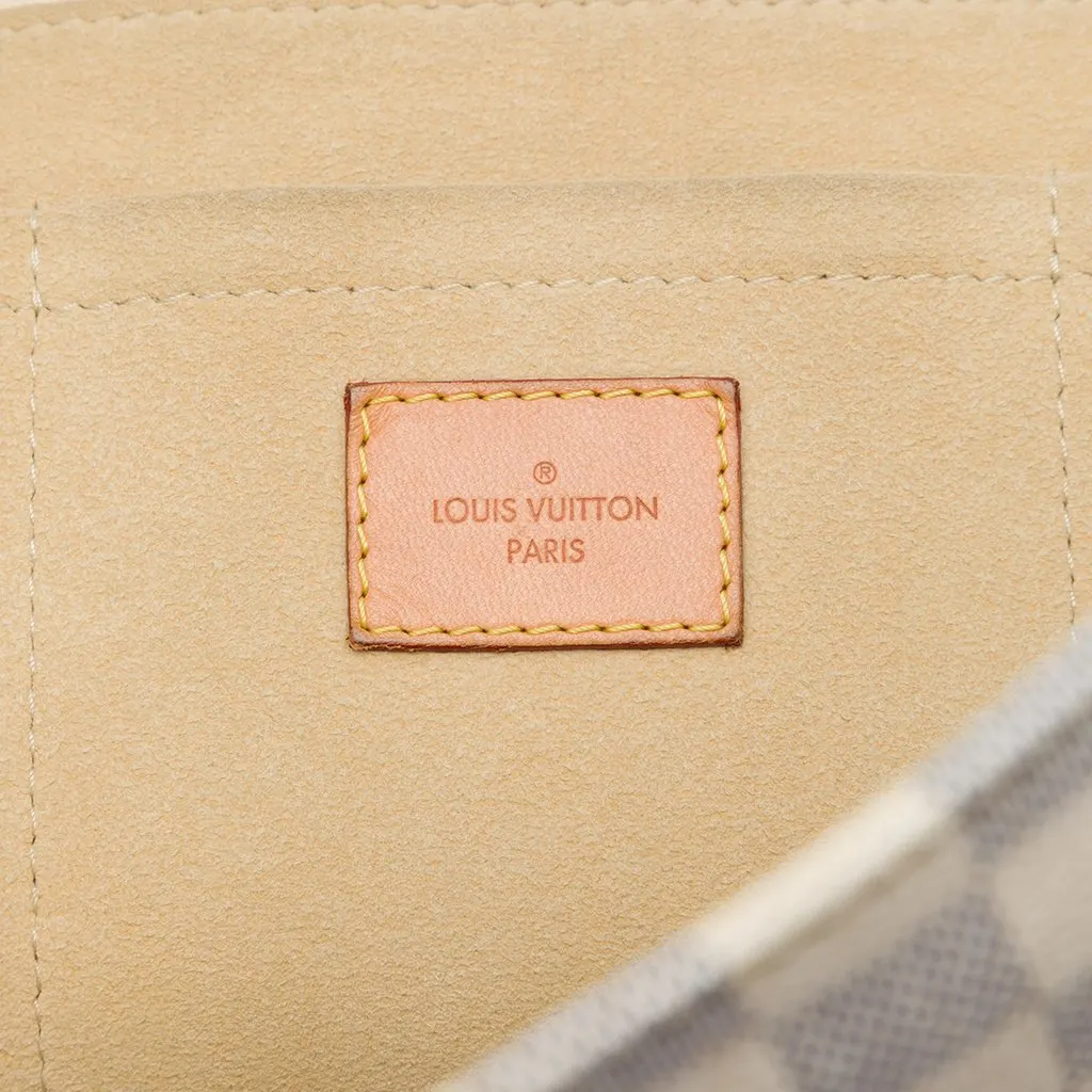 Louis Vuitton Damier Azur Salina GM White Canvas Very good - Box View