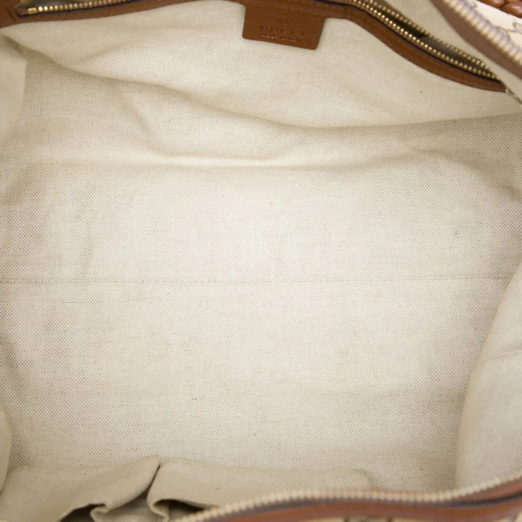 Gucci Medium GG Canvas Bella Shoulder Bag Beige Very good - Model View