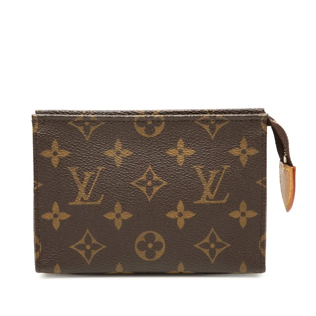 Louis Vuitton Monogram Toiletry Pouch 15 Brown Very good - Front View