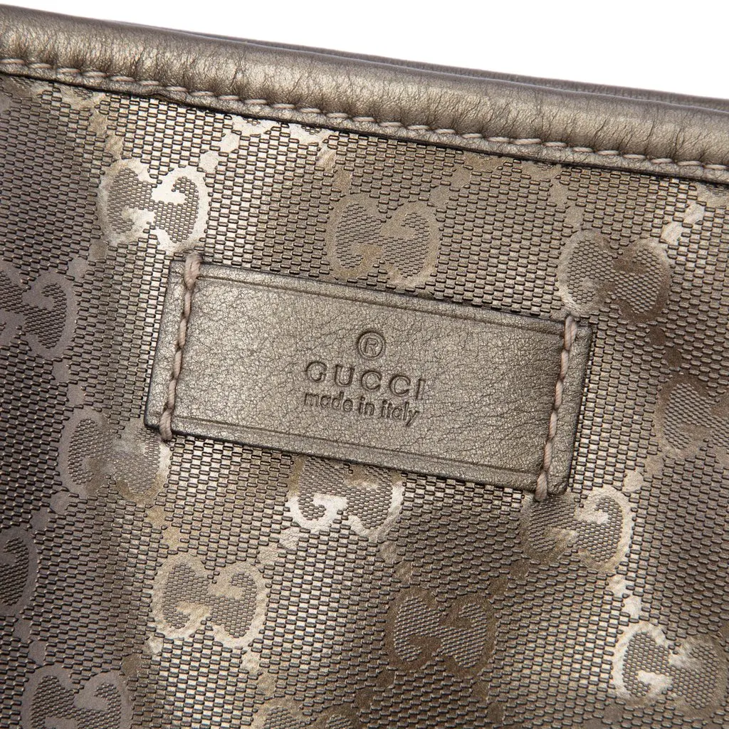 Gucci Large GG Imprime Tote Brown Canvas Good - Box View