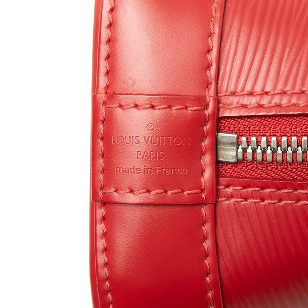 Louis Vuitton Epi Alma BB Red Leather Very good - Box View