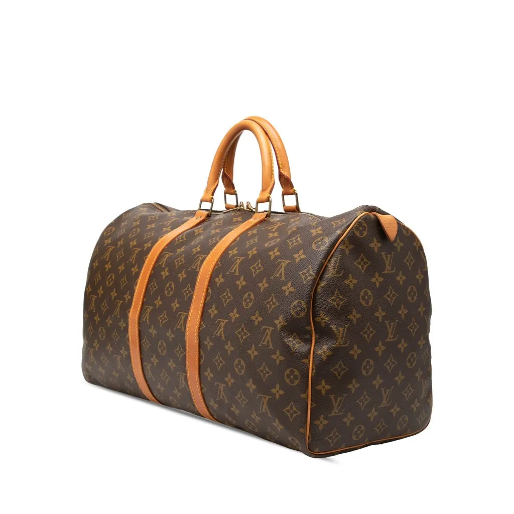 Louis Vuitton Monogram Keepall 50 Brown Very good - Back View