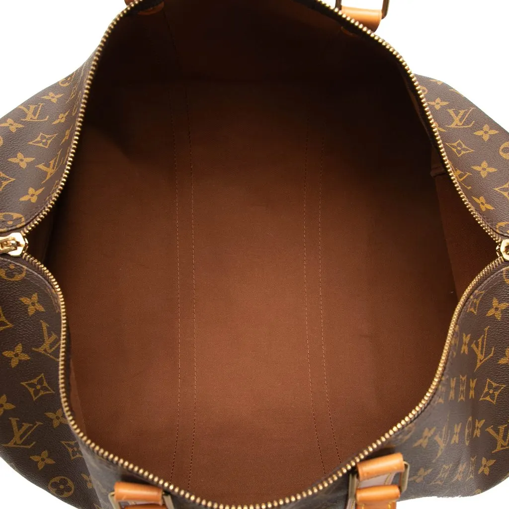 Louis Vuitton Monogram Keepall 50 Brown Very good - Model View